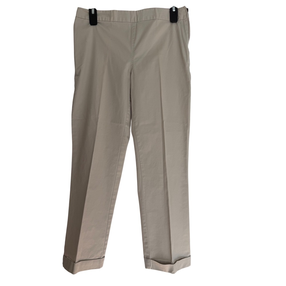 For the Republic Khaki‎ Tan Side Zip Cuffed Ankle Pants 4 Professional Office